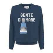 Stijlvolle Sweaters Collectie MC2 Saint Barth , Blue , Heren