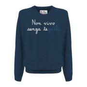 Stijlvolle Sweaters Collectie MC2 Saint Barth , Blue , Heren