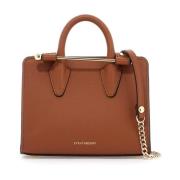 Iconische Nano Tote Leren Tas Strathberry , Brown , Dames