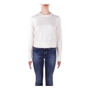 Witte trui met logo op de voorkant Guess , White , Dames