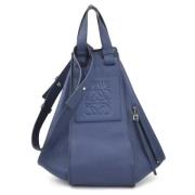 Pre-owned Leather handbags Loewe Pre-owned , Blue , Dames