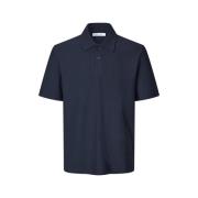 Polo Shirt in Scandinavische Stijl Samsøe Samsøe , Blue , Heren