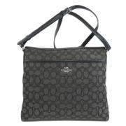 Pre-owned Canvas shoulder-bags Coach Pre-owned , Black , Dames