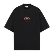 Bedrukt T-shirt Vetements , Black , Heren