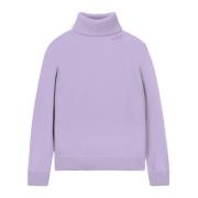 Paarse Sweater voor Stijlvolle Look MC2 Saint Barth , Purple , Dames