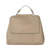 Zachte Piccola Iconische Pass Par Tout Tas Orciani , Beige , Dames