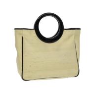 Pre-owned Canvas handbags Balenciaga Vintage , Yellow , Dames