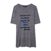 T-Shirts Zadig & Voltaire , Gray , Heren