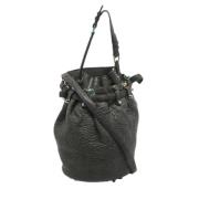 Pre-owned Leather shoulder-bags Alexander Wang Pre-owned , Black , Dam...