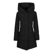 Zwarte Puffy Prescott Parka Woolrich , Black , Dames