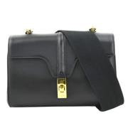 Pre-owned Leather celine-bags Celine Vintage , Black , Dames