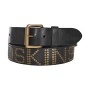 Studded leren riem Peaky stijl Redskins , Black , Heren