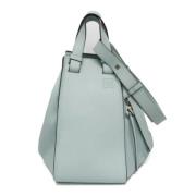 Pre-owned Leather handbags Loewe Pre-owned , Blue , Dames