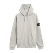 Grijze Katoenen Fleece Hoodie Urban Stijl Stone Island , Gray , Heren