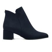 Blauwe Enkellaarsjes met Blokhak Tamaris , Blue , Dames