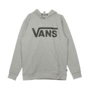 Klassieke Hoodie in Cement Heather/Zwart Vans , Gray , Heren