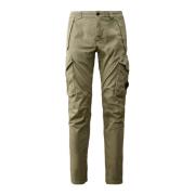 Functionele Cargo Broek met Stretch Sateen C.p. Company , Green , Here...