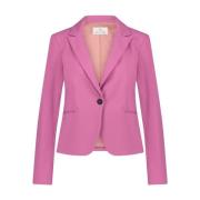 Elvira Blazer Technical Jersey Jane Lushka , Purple , Dames