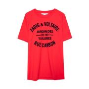 T-Shirts Zadig & Voltaire , Red , Heren