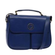 Pre-owned Leather shoulder-bags Celine Vintage , Blue , Dames