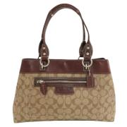 Pre-owned Canvas totes Coach Pre-owned , Brown , Dames