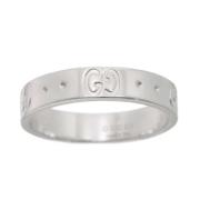 Pre-owned White Gold rings Gucci Vintage , Gray , Dames