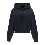 Boxy Hoodie met capuchon Y-3 , Black , Dames