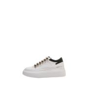 Witte Leren Sneakers voor Vrouwen Emanuelle Vee , White , Dames