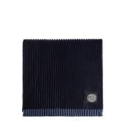 Geribbelde Sjaal Stone Island , Blue , Heren