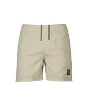 Kompas Logo Zwemshorts 'Sand' Stone Island , Beige , Heren