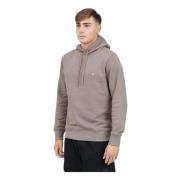 Bruine Hoodie Heren Casual Logo Calvin Klein Jeans , Brown , Heren