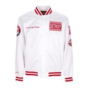 Detroit Red Wings Bomberjack Wit Mitchell & Ness , White , Heren