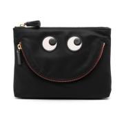 Zwarte Econyl® Ooglapjes Tas Anya Hindmarch , Black , Dames