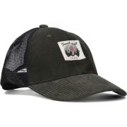 Groene Wol Trucker Cap voor Mannen Faguo , Green , Heren