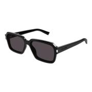 Vierkante zonnebril Saint Laurent , Black , Heren