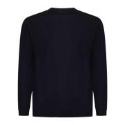 Blauwe Sweater Collectie Low Brand , Blue , Heren