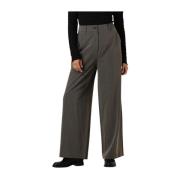 Gestreepte Elegante Broek Modström , Gray , Dames