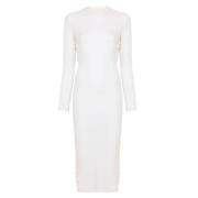 Elegant Ecru Robe Jurk Mugler , White , Dames