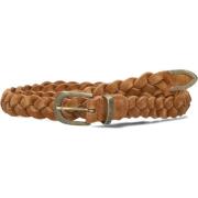 Ilse Gevlochten Riem Cognac Gouden Gesp Notre-v , Brown , Dames