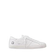 Witte Leren Lage Sneakers D.a.t.e. , White , Heren