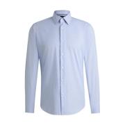 Stijlvolle Shirt voor Mannen Boss , Blue , Heren