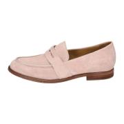 Vintage Suède Loafers Moma , Pink , Dames