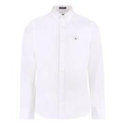 Katoenen overhemd met button-down kraag Gant , White , Heren