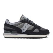 Shadow Sneaker Donkergrijs/Blauw Saucony , Gray , Heren