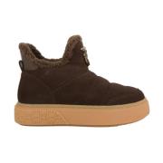 Bruine Bootie Enkellaarzen Pinko , Brown , Dames