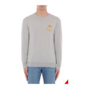 Grijze Sweaters voor een stijlvolle look Moschino , Gray , Heren