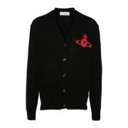 Zwarte Cardigan voor Mannen Vivienne Westwood , Black , Heren