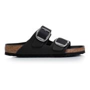 Moderne Arizona Big Buckle Sandalen Birkenstock , Black , Dames