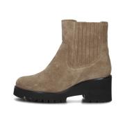 Taupe Suede Chelsea Boots 621.2 Gabor , Beige , Dames