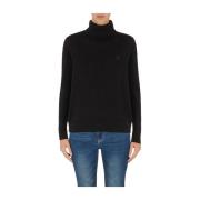 Zwarte Sweaters voor Stijlvolle Look Armani Exchange , Black , Dames